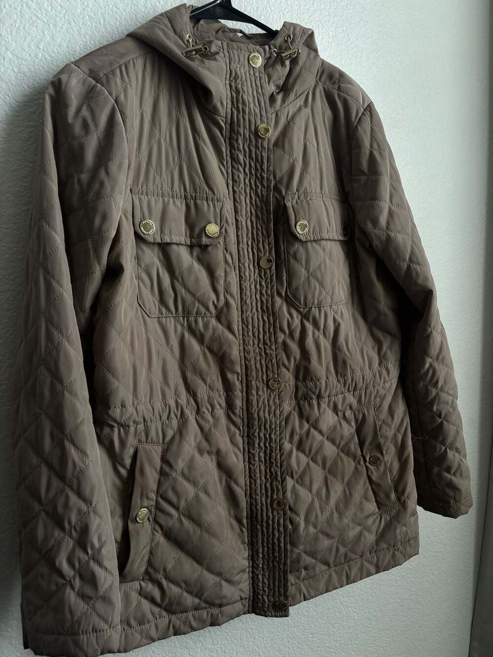 Michael Michael Kors Women's Quilted Hooded Jacket